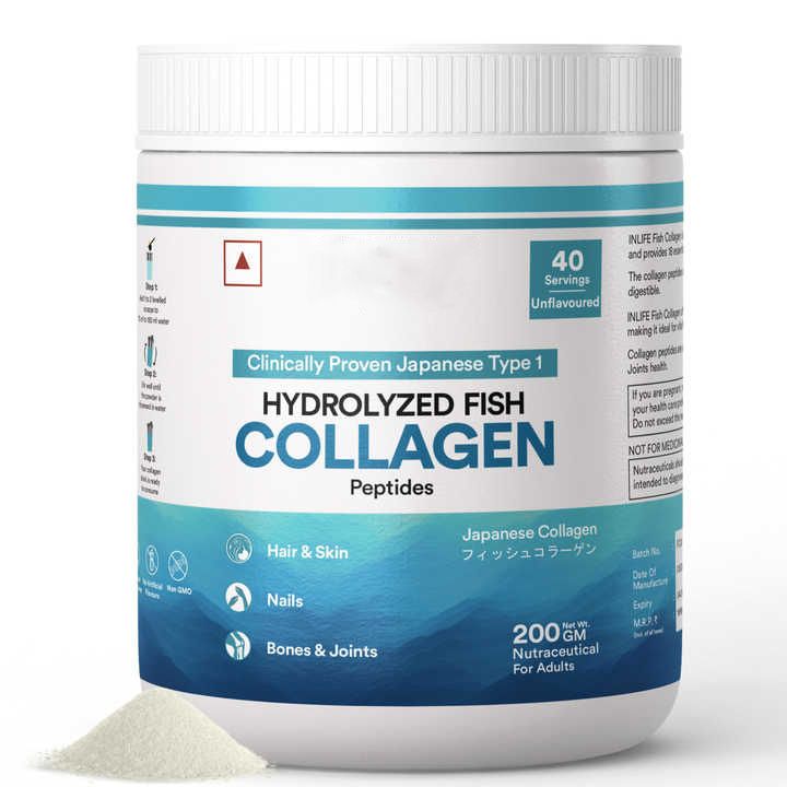 Marine Fish Collagen Peptides Powder 200g (Unflavoured)
